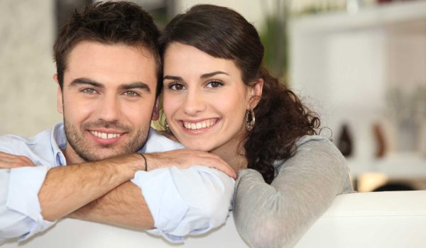 smiling couple - invisalign idaho falls